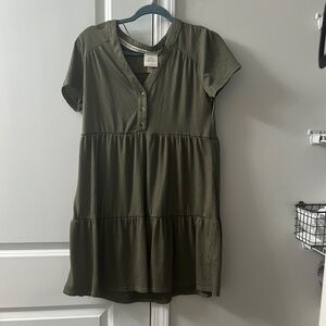 Knox Rose Green Midi Dress Elegant and Versatile